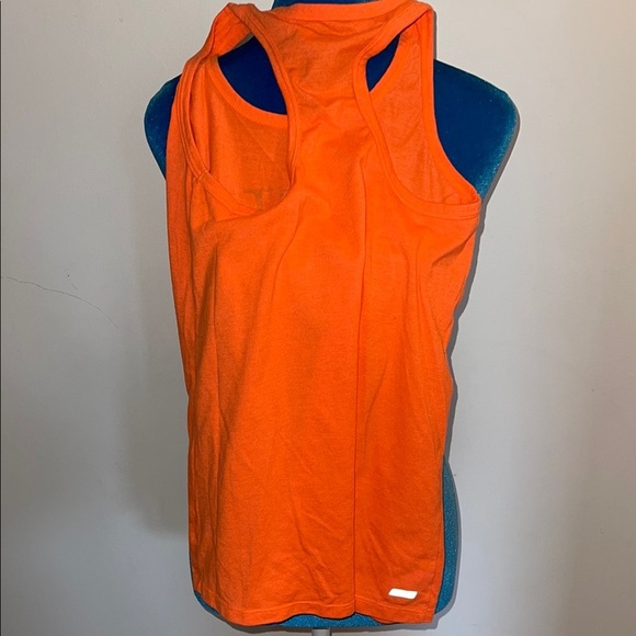 Orange Tank Top with Motivational Print danskin - Picture 3 of 3